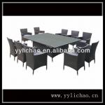 2013 New design Modern rattan wicker restaurant outdoor furniture HY4002