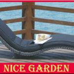 2013 new design rattan furniture sun lounger sun lounger 6122a