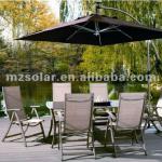 2013 new hot sales coffee color eye-catching style aluminum hunging umbrella with garden umbrella MZ-JSUO1