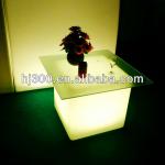 2013 new product Modern Led restaurant table with 16 color HJ302-W