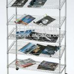 2013 NEW Style Floor Metal Magazine Rack CJ-B1195R