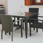 2013 new style synthetic rattan tables 8011