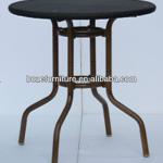 2013 Outdoor Bamboo like aluminum table/Bamboo like furniture/Starbucks Coffee table for outside BZ-TB010