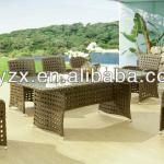 2013 Popular outdoor furniture dining table and chairs set YZ10060