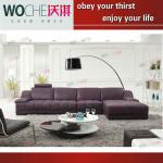 2013 popular purple furniture leather chaise leather recliner chair(WQ6881) living room sofa