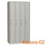 2013hot sale high qualigy Closet Cabinet for public place 4doors-02