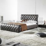 2014 best good quality faux leather beds &amp; PU beds Bn-Xm-63