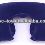 2014 factory direct high quality pvc flovked inflatable travel pillow for promotion G-1021