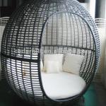 2014 Foshan Factory hot sell PE rattan furniture apple