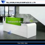 2014 hot sale beauty salon counter design reception table design small reception desk TW-MART-226