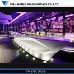 2014 Hot sale high gloss bar counter with lights commercial bar counter for sale TW-ACBC-00118,TW-ACRC