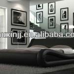 2014 Hot sale Newest design modern leather bed furniture products Bn-Xm-84