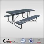 2014 hot-sale outdoor table and bench seat,table &amp; bench,outdoor picnic table with umbrella hole C-007