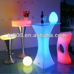 2014 huajun hot saling lighted bar table HJ305A