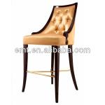 2014 Latest luxury deluxe golden color high stool club chair with diamond back (EMT-HC182) EMT-HC182