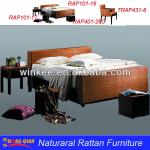 2014 latest rattan bedroom furniture RA101-16