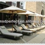 2014 luxury rattan chaise lounge PF-4005