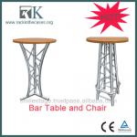 2014 New Design High Quality Aluminum Long Narrow Bar Tables for Sale RK for Long Narrow Bar Tables