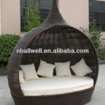 2014 NEW DESIGN MODERN SYNTHETIC WICKER DAYBED,AWRF5129,METAL FURNITURE,UV-RESISTANT,MANUFACTURER AWRF5129