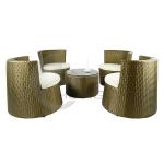 2014 New Rattan Outdoor Furniture Set of 5 HJGF044