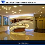 2014 Newest Design Reception Desk Counter used reception desk fashion hotel reception TW-STRC-0010