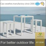 2014 newest high quality bistro chair leisure wooden outdoor furniture bar table set BT-2036 BC-2036