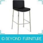 202 Stainless Steel Black PU Bar Stools BYD-PS-01