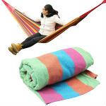 2m Portable Multicolor Camping Outdoor Canvas Hammock OG-0391