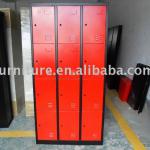 3 Column 4 line (12 doors) employee personal effects storage steel locker No Rust TY-412