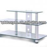 3 layers High Quality clear glass TV stand design TVS2008SC