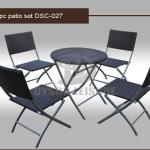 3 pc set rattan patio set outdoor table chair DSA-027