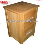 312 Range Solid Oak 2 Drawer Filing Cabinet/ Wooden File Cabinet NR37