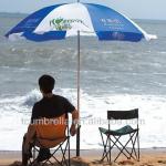 36 inch beach umbrella with sun shade fabric Beach sunshade-TC-B0007(OEM)