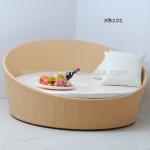 3B101 2014 high class rattan round chaise lounge chair 3B101