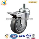 4-inch Medium duty Swivel TPR Wheel Caster with Total Brake 31TSC40TPR430