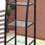 4 tier metal magazine rack 111