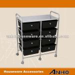 4-tier storage trolleys with wheels HIE-0367