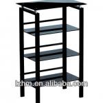 4 Tiers Glass Bookcase Glass Office Shelf LZ-1302-1 LZ-1302-1