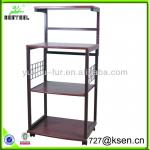 4 Tiers Movable Steel Microwave Cart/Microwave Oven Rack YSF-8070 YSF-8070