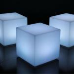 40cm waterproof led cube with remote