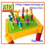 43Pcs Newest Intelligence Learning Table Kids Plastic Study Table AT513-2