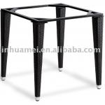 461R2 Square Aluminium Table Frame with POLYRATTAN legs 461R2