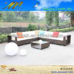 4S333-E best sale outdoor corner furniture polyrattan sofa 4S333