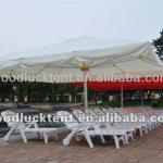 5*5m luxury semi-automatic umbrella,restaurant coffe shop GD-ZD001U