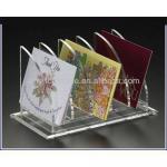 5 Compartment Acrylic CD Letter Rack Holder 7121312205 7121312205