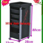 5 drawers Professional hair beauty salon drawers / trolleys / hairdressing beauty trolley with drawers WN24021