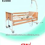 5-function Electric homecare bed with wood cover Ecofit