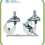 50mm white single PP caster wheel FSQ50