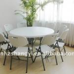 5ft folding round table with chairs for wedding set SY-152ZY