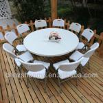 5ft hotel foldable plastic round tables SY-152ZY